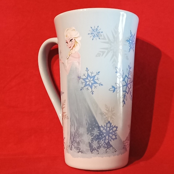 Disney Frozen Elsa Tall Princess Ceramic Coffee Or Tea Mug. 16oz - 6"Tall. Blue. - Picture 6 of 16